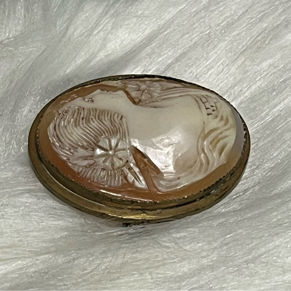Old Cameo Brooch - Picture 3 of 11